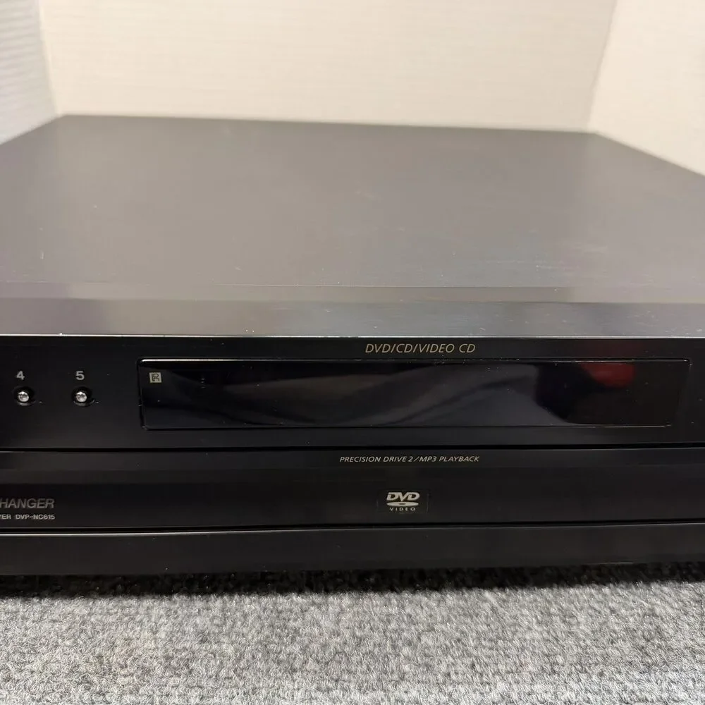 Sony DVD CD Player Black DVP-NC615 5 Disc Changer Coax S-Video Parts Repair